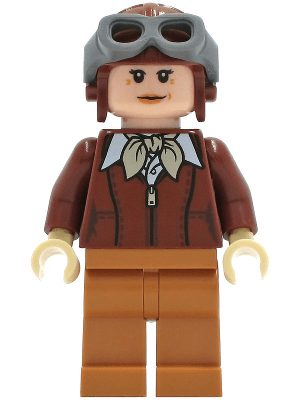LEGO 40450 Amelia Earhart Tribute back box