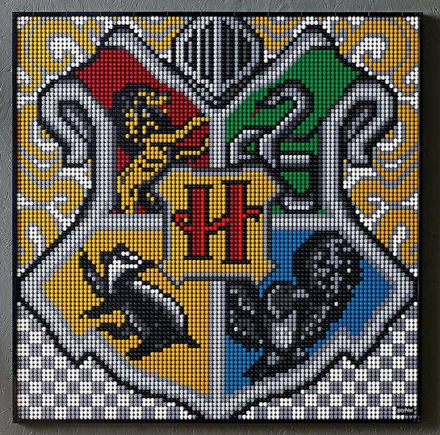 LEGO Art 31201 Harry Potter Hogwarts Crests Brickollector NZ